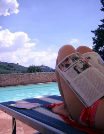 Piscina vista panoramica