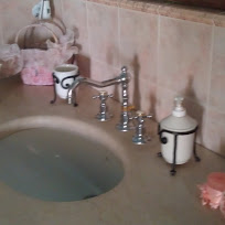 Bagno Camera Blu e Oro