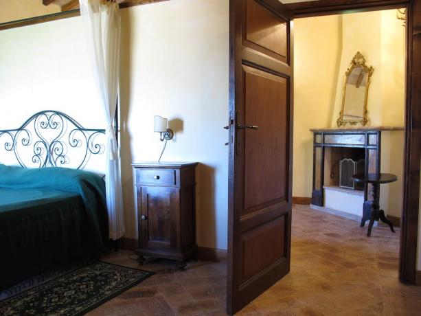 Appartamento con camino per 2/4/6 persone