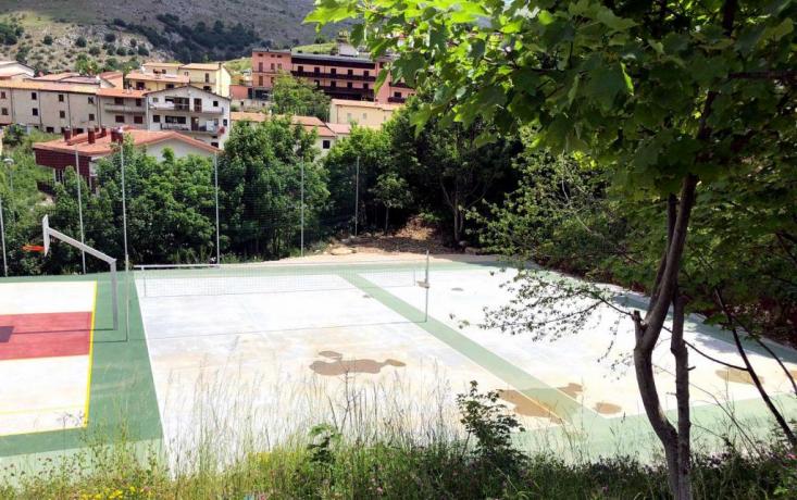 Campo regolamentare Volley-Pallavolo hotel Ritiro Sportivo Abruzzo 