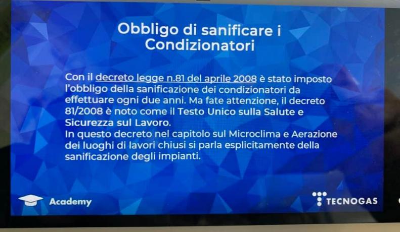Obbligo di Sanificare i Condizionatori: sanificazione aria condizionata
