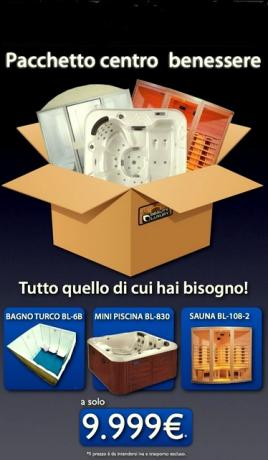 Centro Benessere completo in vendita, prezzo stock