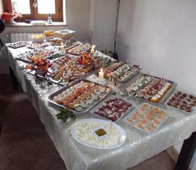 Buffet e cene a richiesta 