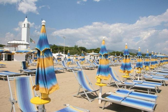 Spiaggia vicino nostro Hotel*** Lido Ulisse Circeo 