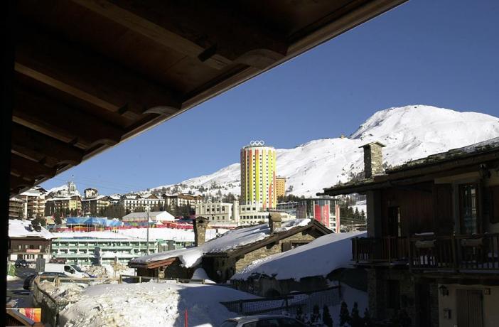 Vista sulle montagne olimpiche a Sestriere