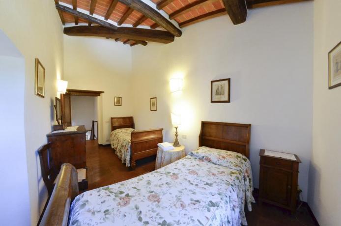 Camera da letto in Agriturismo in Toscana
