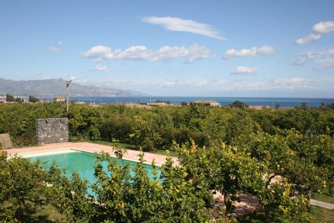 Piscina a due passi dal mare vicino Taormina