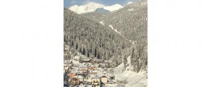 Paesaggio innevato vicino Cortina