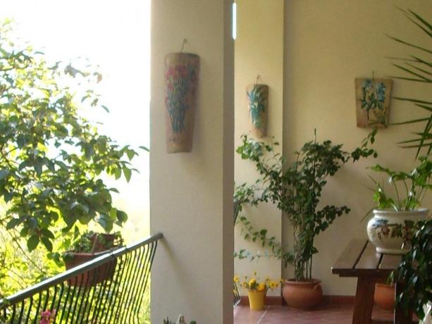 B&B Todi camera con terrazzo