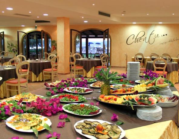 ristorante a buffet in hotel il panorama