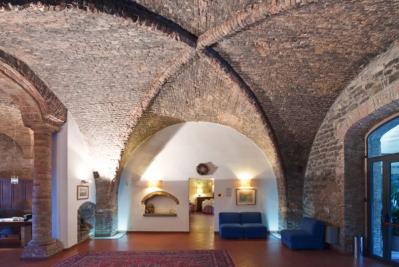 Pareti a volta in hotel del 1600