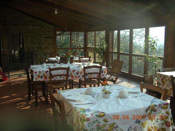 Agriturismo a Gubbio con colazione a Buffet 