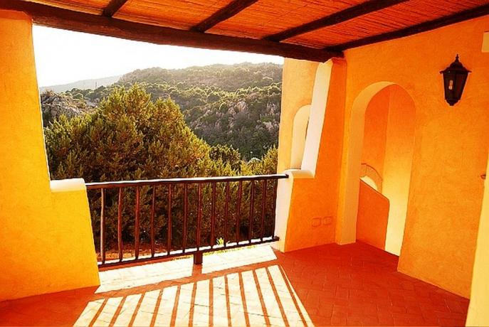 Area relax al residence di Arzachena in Sardegna