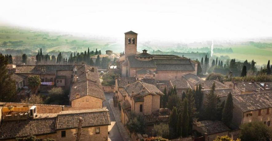 Panoramica del Centro di Assisi  