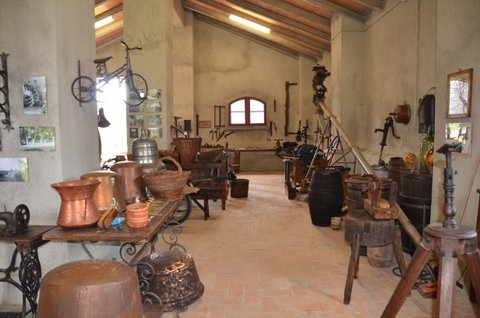 Museo con antichi attrezzi agricoli