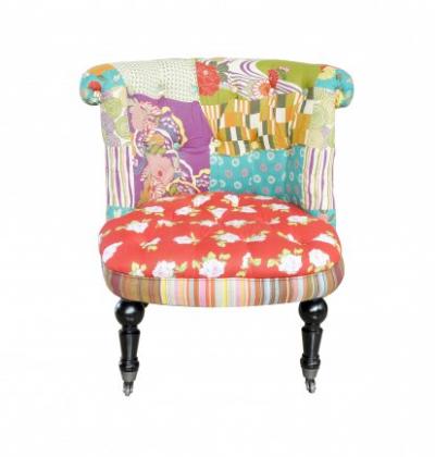 Poltroncina Polly tessuto Patchwork