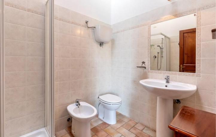 Bagno privato appartamento vacanze vicino Orvieto 