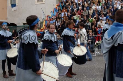 Tamburini durante il corteo storico 