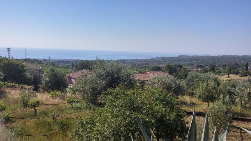 Veduta panoramica Mar Ionio a Santa Venerina