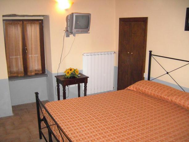 stanza confortevole, spaziosa, piena di luce
