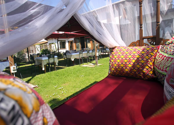 Divanetti in giardino