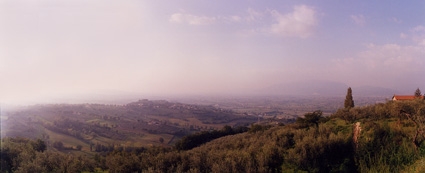 vista panoramica valle umbra sud, Casa Vacanze umbria 
