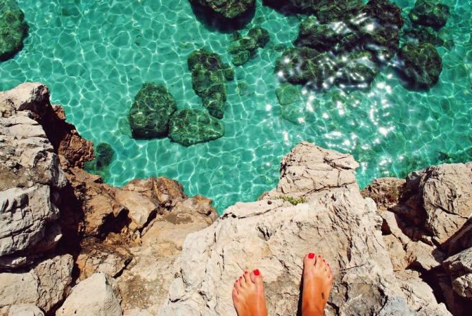 Mare cristallino nel Cilento, 200mt da hotel 