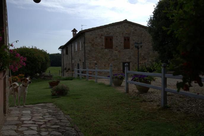 Casale immerso nel verde animali ammessi 