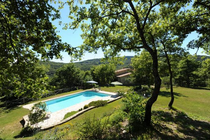 Villa a Perugia con piscina vista panoramica 