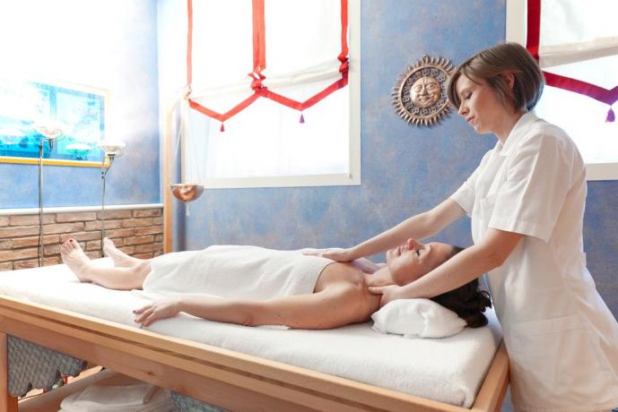 Zona relax sala per trattamenti e massaggi