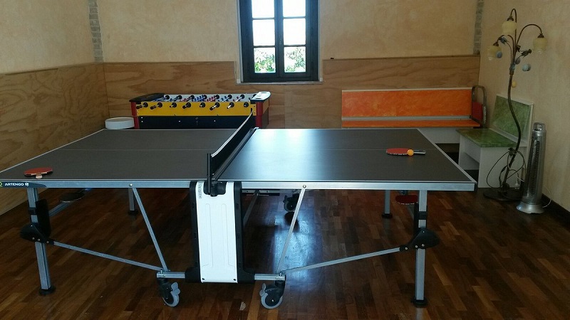 Area Giochi con Biliardino e Ping-Pong  