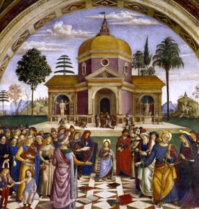 Pintoricchio: l'Annunciazione