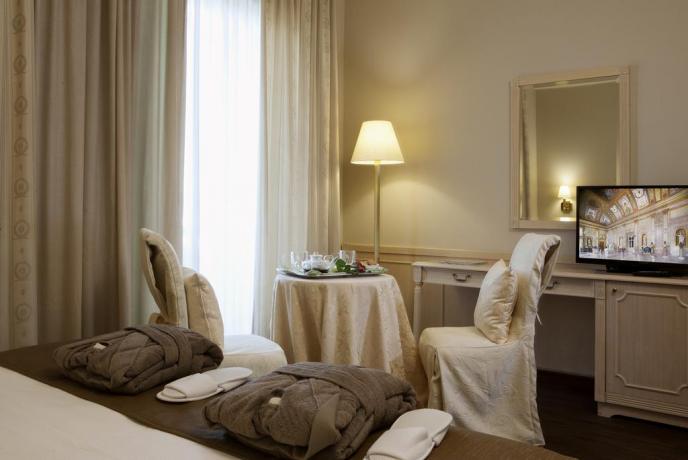 interno camera, elegante, relax, 4 stelle, viterbo