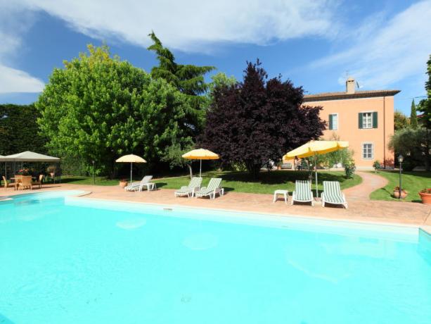 Piscina in Villa Vacanza in Umbria 