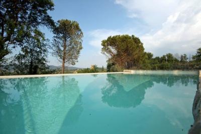 Piscina privata con vista panoramica 