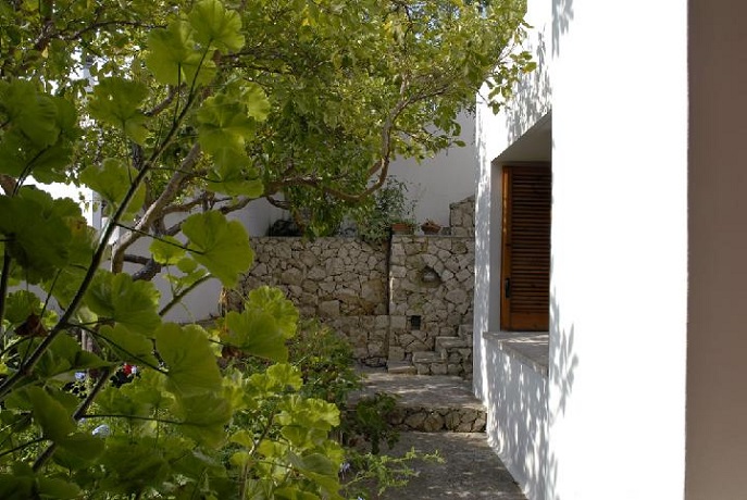 Giardino esterno appartamento in Puglia