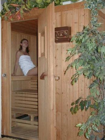 Sauna e trattamento benessere