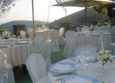 Ristorante all'aperto, Hotel Cervino, Caserta