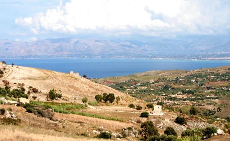 Panorama di Castellammare dal B&B per famiglie