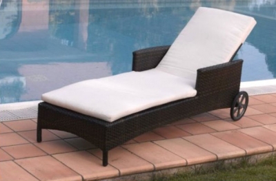 Lounger, sdraio con ruote da piscina
