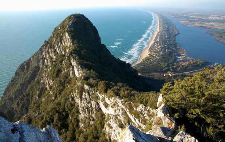 Promontorio con vista mare nel Lazio
