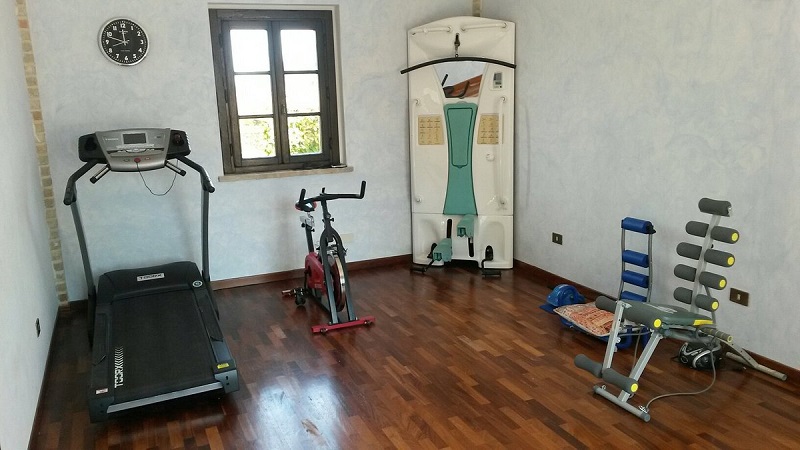 Casale con Zona Palestra attrezzata per ospiti 