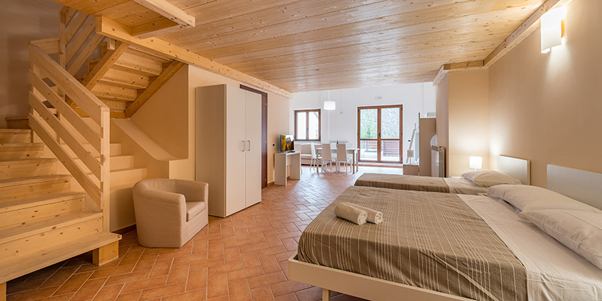 Quadrilocale 7 posti Residence Piccolo Corno Gran Sasso