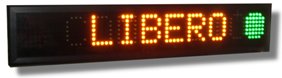 Scritta di piccole dimensioni a Led fisso