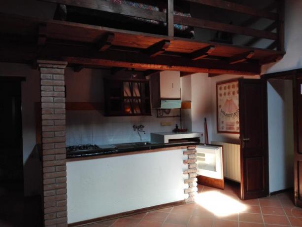Appartamento Perugia con salone mansarda e cucina