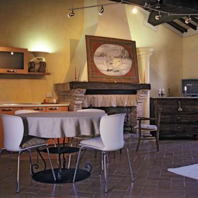 Camino d'epoca in Appartamento Pao