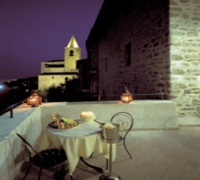 Ristorante vista panoramica su Assisi 