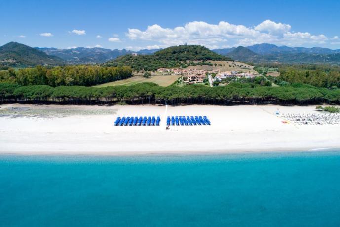 Spiaggia privata del villaggio inclusa nel prezzo 