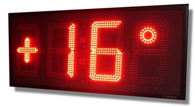 Orologio Elettronico A LED Rosso Kit Fai Da Te Con Termometro