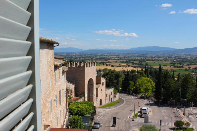 Hotel 3stelle con vista panoramica Umbria Assisi centro 